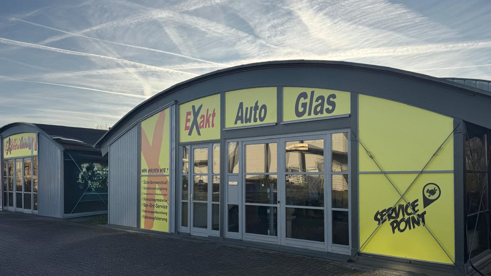 Exakt Autoglas Köthen, Außenansicht